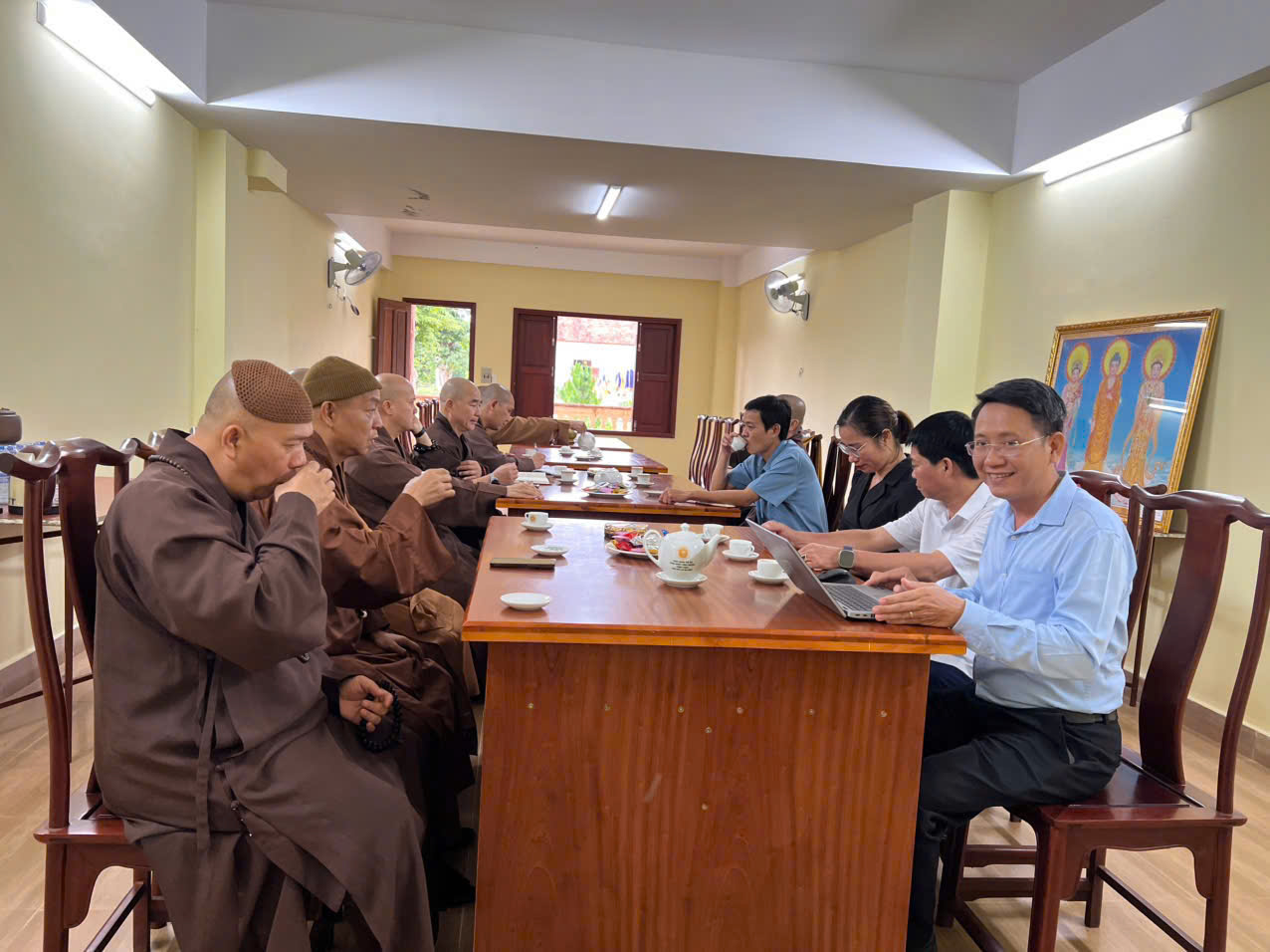 Ban Trị sự Phật giáo tỉnh Gia Lai và Sở Dân tộc và Tôn giáo tỉnh họp triển khai công tác tổ chức lễ cầu siêu